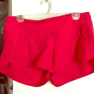 Size 8 Lululemon running/yoga shorts